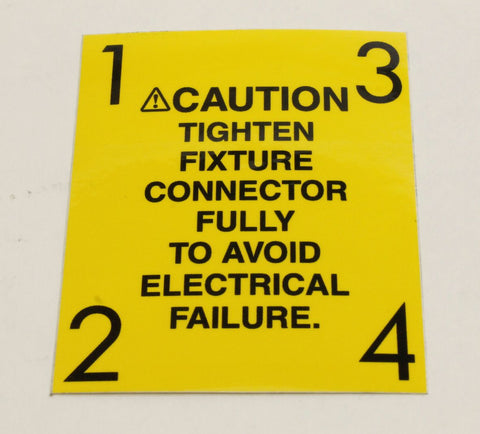 DECAL,CAUTION,TIGHTEN