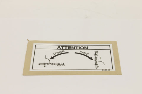 DECAL-  CAUTION  WINCH