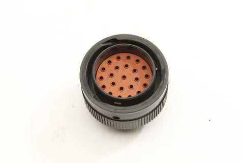 CONN,PLUG 23 WAY,BLACK