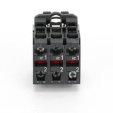 BASE, W/3 NC CONTACTS