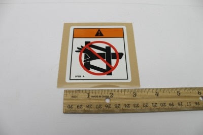 DECAL,WARNING,NO REACHING SYMB