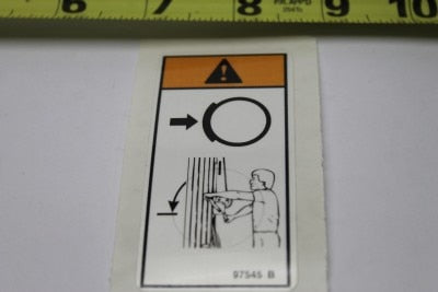 DECAL,WARNING,BRAKE LOCK SYMB