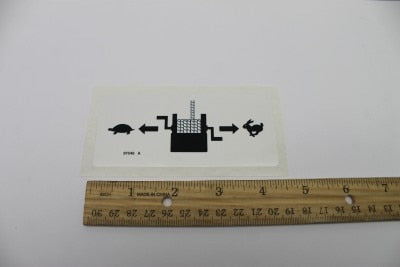 DECAL,2 SPD.WINCH SYMB