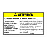 DECAL,CAUTION,COMPART.ACCESS
