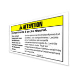DECAL,CAUTION,COMPART.ACCESS