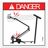DECAL,DANGER,ELECTROCUTION HAZ