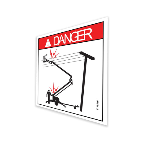DECAL,DANGER,ELECTROCUTION HAZ