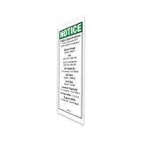 DECAL,NOTICE,FORD ENG SPECS T2