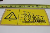DECAL,SYM-MAXCAP CE GS2632