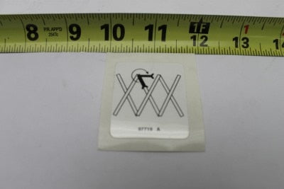 DECAL, LABEL, SAFETY ARM SYMBOL