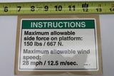 DECAL,NOTICE,SIDE FRC/WINDANSI