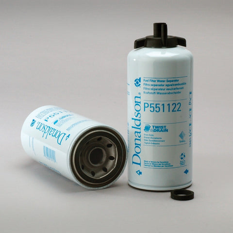 FUEL FILTER, WATER SEPARATOR SPIN-ON TWIST&DRAIN; PACK OF 12 (TWELVE)