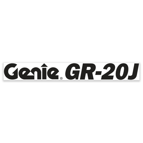 DECAL,COSMETIC,GENIE GR20J