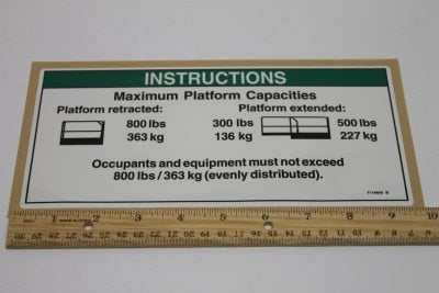 DECAL,NOTICE,MAX CAP GS4069