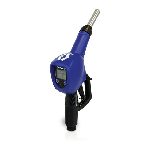 Graco | 127650 LD Automatic Nozzle with Built-In Electronic Turbine Meter, with Stainless Steel Breakaway Spout