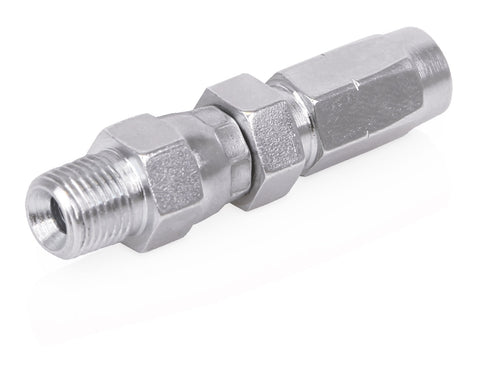 Graco | 128562 Field-Installable Swivel Hose End Fitting - 1/8 in. ID Hose, 1/8 NPT Male