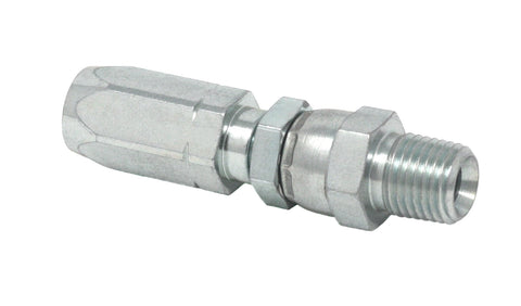 Graco | 128564 Field-Installable Swivel Hose End Fitting - 1/4 in. ID Hose, 1/4 NPT Male
