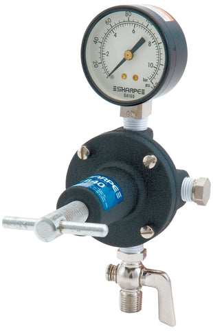 Graco | 1640 Sharpe Air Regulator Assembly with Gauge, 3 Regulated Outlets, 50CFM