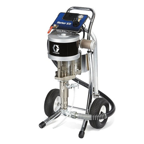 Graco | 16U920 Merkur 48:1 Cart-Mount Airless Sprayer Package, XTR-5 Gun, 519 XHD Tip, 25 ft (7.6 m) Hose, 6 ft (1.8 m) Whip Hose