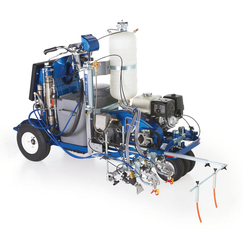 Graco | 17J951 LineLazer V 250SPS HP Reflective Series Self-Propelled Gas Hydraulic Airless Line Striper, 2 Auto Guns, 1 Tank