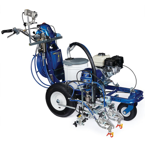 Graco | 17U803 LineLazer V 5900 HP Automatic Series Gas Airless Line Striper, 2 Auto Guns, LazerGuide 2000