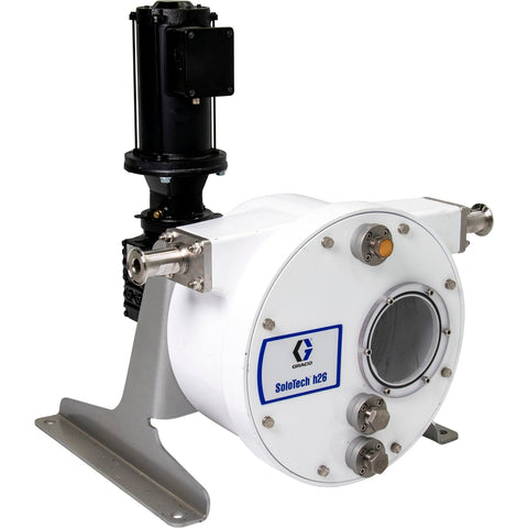 Graco | 19D090 SoloTech h26 Peristaltic Pump, 2.2 hp BLDC motor with gear reducer, 1.70-10.2 gpm, FDA Nitrile Hose, SST Sanitary Clamp Barb