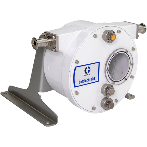 Graco | 19D100 SoloTech h26 Peristaltic Pump, No Motor or gear reducer, FDA Nitrile Hose, SST Sanitary Clamp Barb