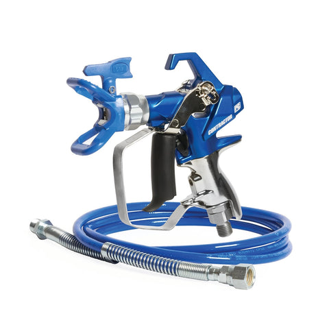Graco | 19Y444 Contractor PC Compact Gun, 1/8 in x 4.5 ft Whip Hose, RAC X LTX 517 SwitchTip