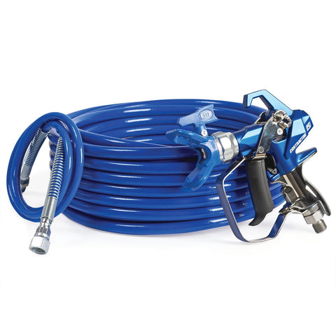 Graco | 19Y475 Contractor PC Compact Gun, 1/4 in x 50 ft BlueMax II Airless Hose, 1/8 in x 4.5 ft Whip Hose, RAC X LTX 517 SwitchTip