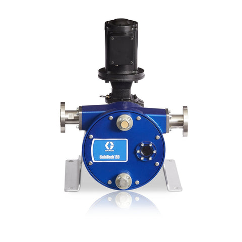 Graco | 19Z035 SoloTech i23 Hypalon Peristaltic Hose Pump with CSM Hose, PVDF Barb & BLDC Motor