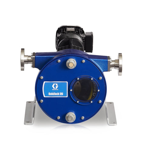 Graco | 19Z074 SoloTech i26 High Speed Hypalon Peristaltic Hose Pump with CSM Hose, 316 Stainless Steel Barb & AC Motor