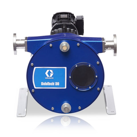 Graco | 19Z126 SoloTech i30 Low Speed EPDM Peristaltic Hose Pump with EPDM Hose, PVDF Barb & AC Motor