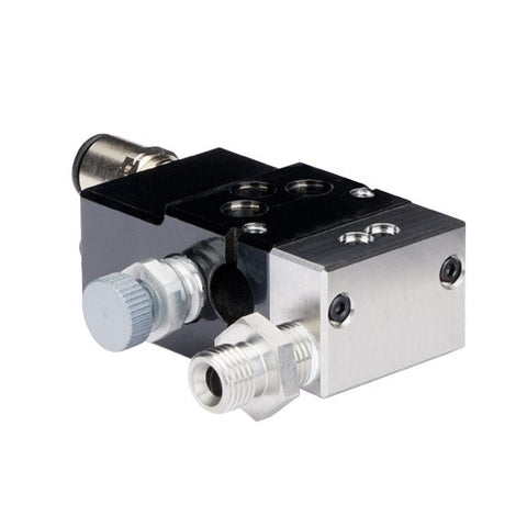 Graco | 2000226 Stellair Auto Manifold, Side Fluid Inlet, with Inch Threads and Fan Adjustment Valve