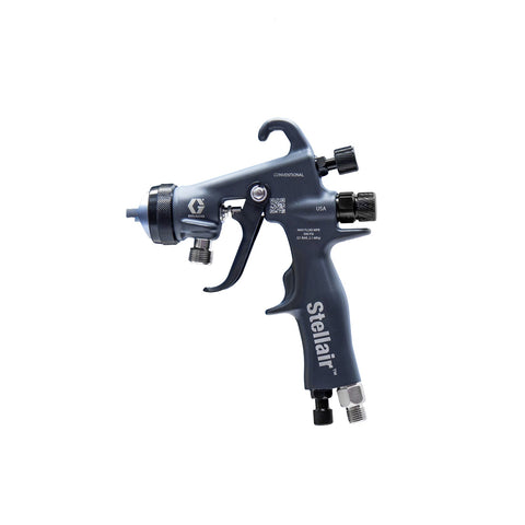Graco | 2004177 Stellair Air Conventional Spray Gun for Waterborne Applications, 0.055 in (1.4 mm) Nozzle Size with SST Tip
