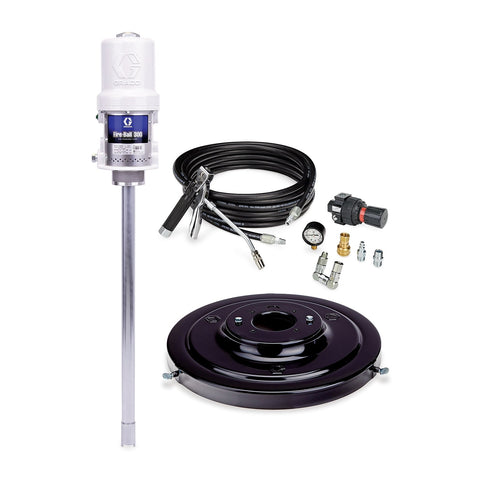 Graco | 220170 Fire-Ball 300 Series 15:1 120 lb. (54 kg) Grease Pump - Stationary Pail Dispenser Package