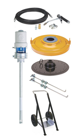 Graco | 222245 Fire-Ball 300 Series 50:1 120 lb (55 kg). Grease Pump - Portable Package with Heavy Duty Cart