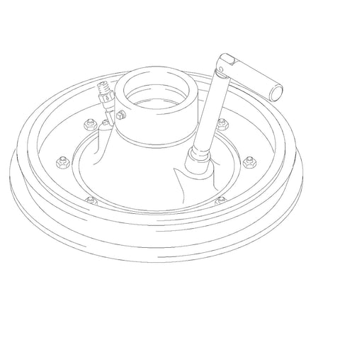 Graco | 222812 5 gal (20 liter) Carbon Steel Wiper Plate