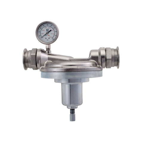 Graco | 223824 Corrosion Resistant Fluid Back Pressure Regulator, low shear mechanical (20 gpm, 300 psi max fluid pressure, 2 in sanitary)