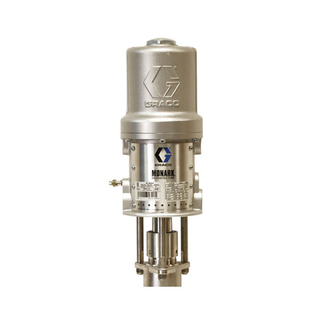 Graco | 224350 Monark 5:1 Pneumatic 2-Ball Piston Pump, SST, Drum Length, UHMWPE/PTFE Packings