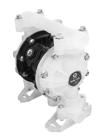Graco | 233051 Husky 515 55 gal (208 liter) PP Transfer Pump Package with PP Seats, PTFE Balls, PTFE Diaphragms & PP Tube