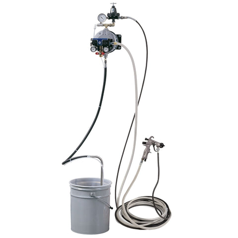 Graco | 234918 Triton SST Spray Package, Wall, 100 psi Regulator, Air & Fluid Hoses, Stellair Compliant Gun .055 in (1.4 mm) Nozzle for Metal Applications