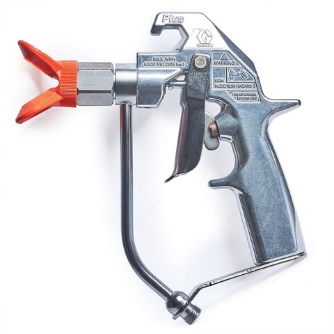 Graco | 235462 Silver Plus Airless Spray Gun, 2 Finger Trigger, Fine Finish Flat Tip
