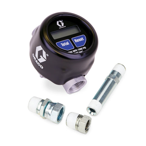 Graco | 239706 Meter Kit for Adding IM5 Electronic Totalizing Meter to Dispense Valve. Reads in Gallons, Quarts, Pints and Liters.