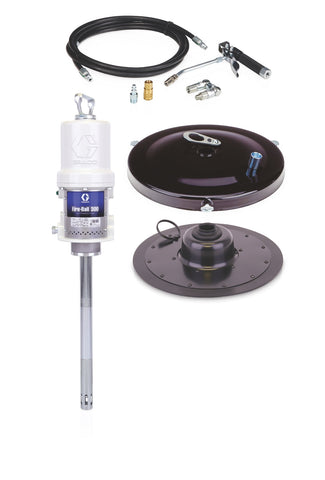 Graco | 240885 Fire-Ball 300 Series 50:1 35 to 50 lb. (16 to 23 kg) Grease Pump - Portable Pail Dispenser CE Package