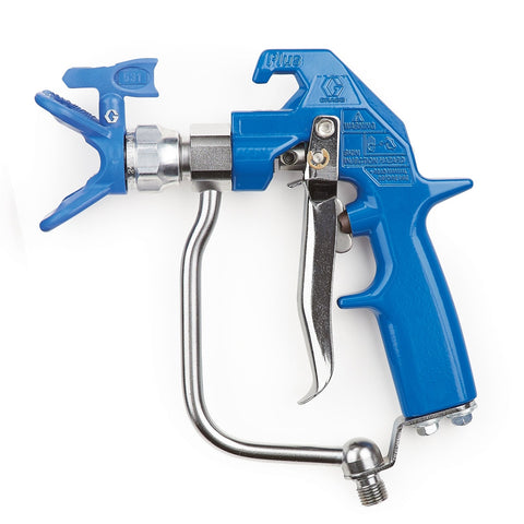 Graco | 241705 Heavy-Duty Blue Texture Airless Spray Gun, 4 Finger Trigger, RAC X