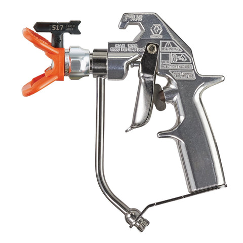 Graco | 243283 Silver Plus Airless Spray Gun, 2 Finger Trigger, RAC 5 517 SwitchTip