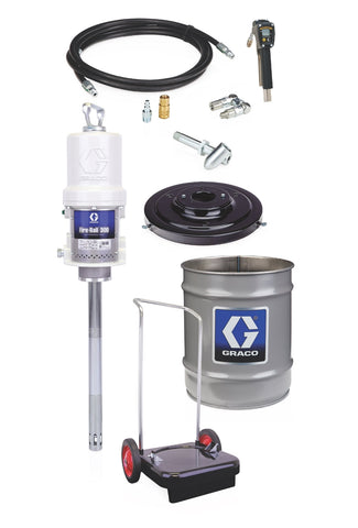 Graco | 245695 Fire-Ball 300 Series 50:1 35 to 50 lb. (16 to 23 kg) Grease Pump - Portable Pail Dispenser Package