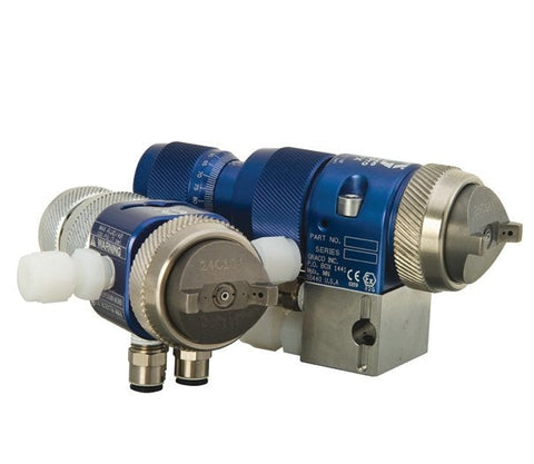 Graco | 24B867 AirPro EFX Auto Air Spray Gun with Manifold, HiTEch, 0.039 inch (1.0 mm) Nozzle, Carbide Tip, Ultra Precision Fluid Adjust Knob