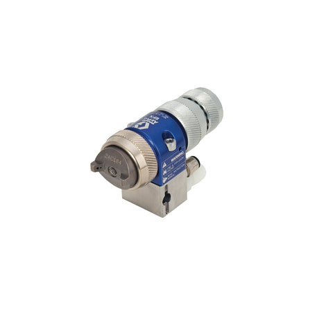 Graco | 24B875 AirPro EFX Auto Air Spray Gun with Manifold, Air Brush, 0.028 inch (0.7 mm) Nozzle, SST Tip, Indexing Fluid Adjust Knob