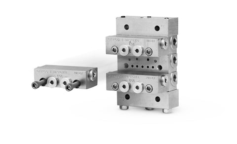 Graco | 24F600 Manzel® MHH Divider Valve - 7 Section Base Plate Assemblies - NPSF